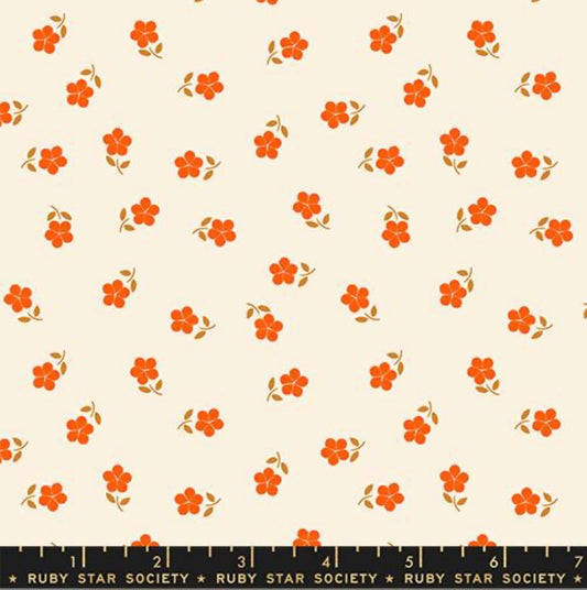 Sugar Maple - Goldfish (Petal Florals Ditsy Retro Vintage)